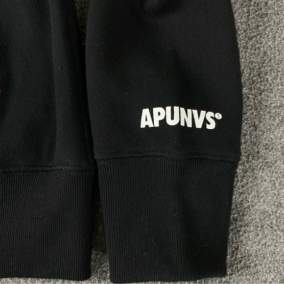 AAPE BY A BATHING APE Black Printed Men’s Crewneck Sweatshirt Men’s Size Small - Picture 13 of 16